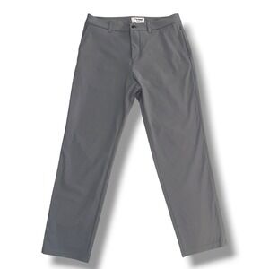 Birddogs Classic Grey Performance Pants Mens 32x30 Tech Chino Golf Trousers
